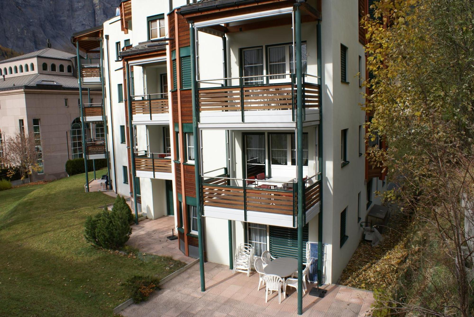 Appartementhaus La Promenade Leukerbad Buitenkant foto