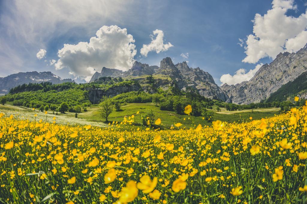 Appartementhaus La Promenade Leukerbad Buitenkant foto
