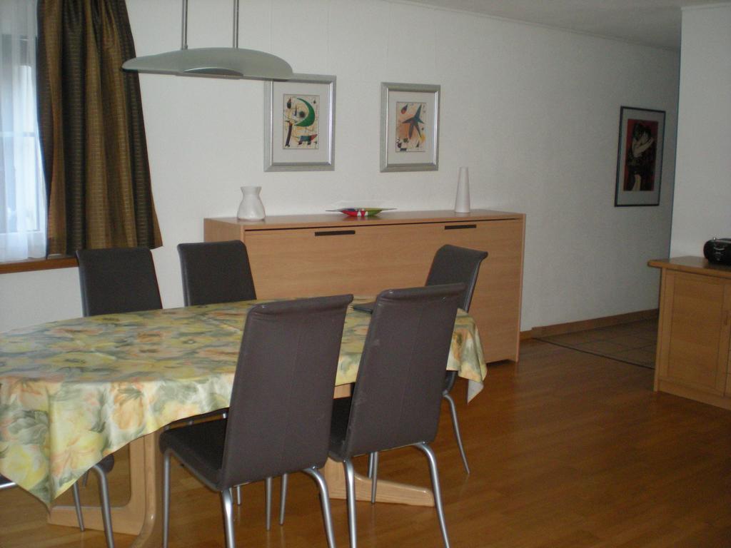 Appartementhaus La Promenade Leukerbad Buitenkant foto